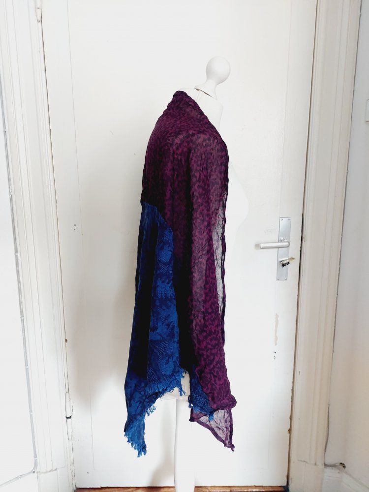 Maxituch in Patchwork-Look aus drei verschiedenen Stoffen