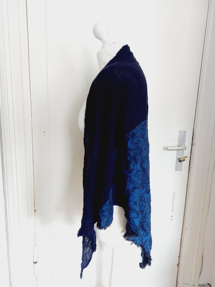 Maxituch in Patchwork-Look aus drei verschiedenen Stoffen