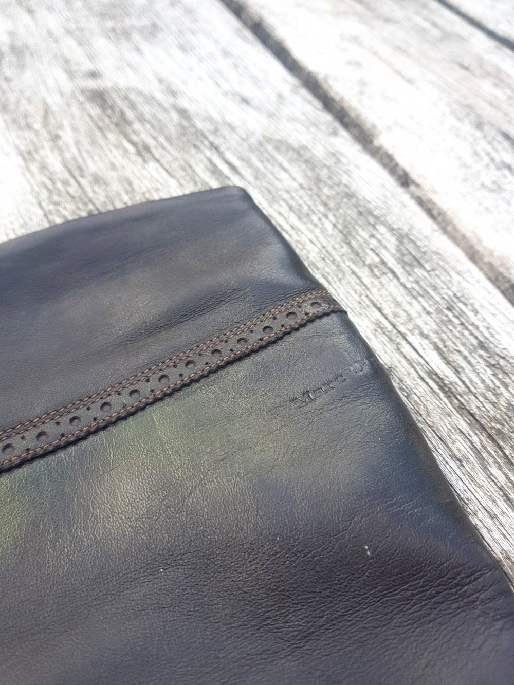 Braune Lederstiefel in Budapester-Stil von Marc O'Polo