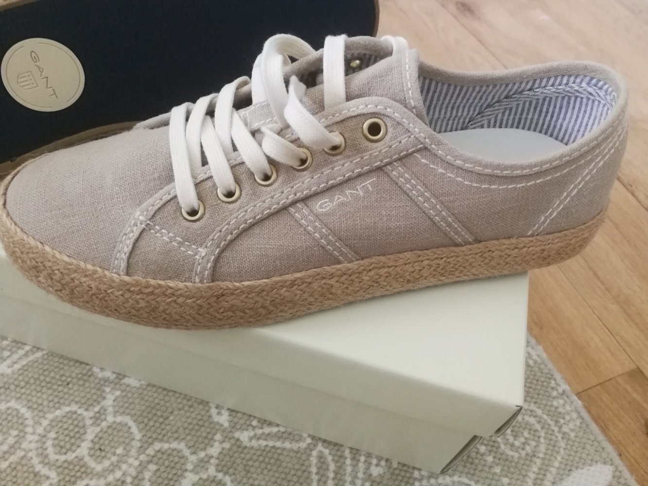 Gant Sneaker neu mit Bast Sohle NP 80 Euro 