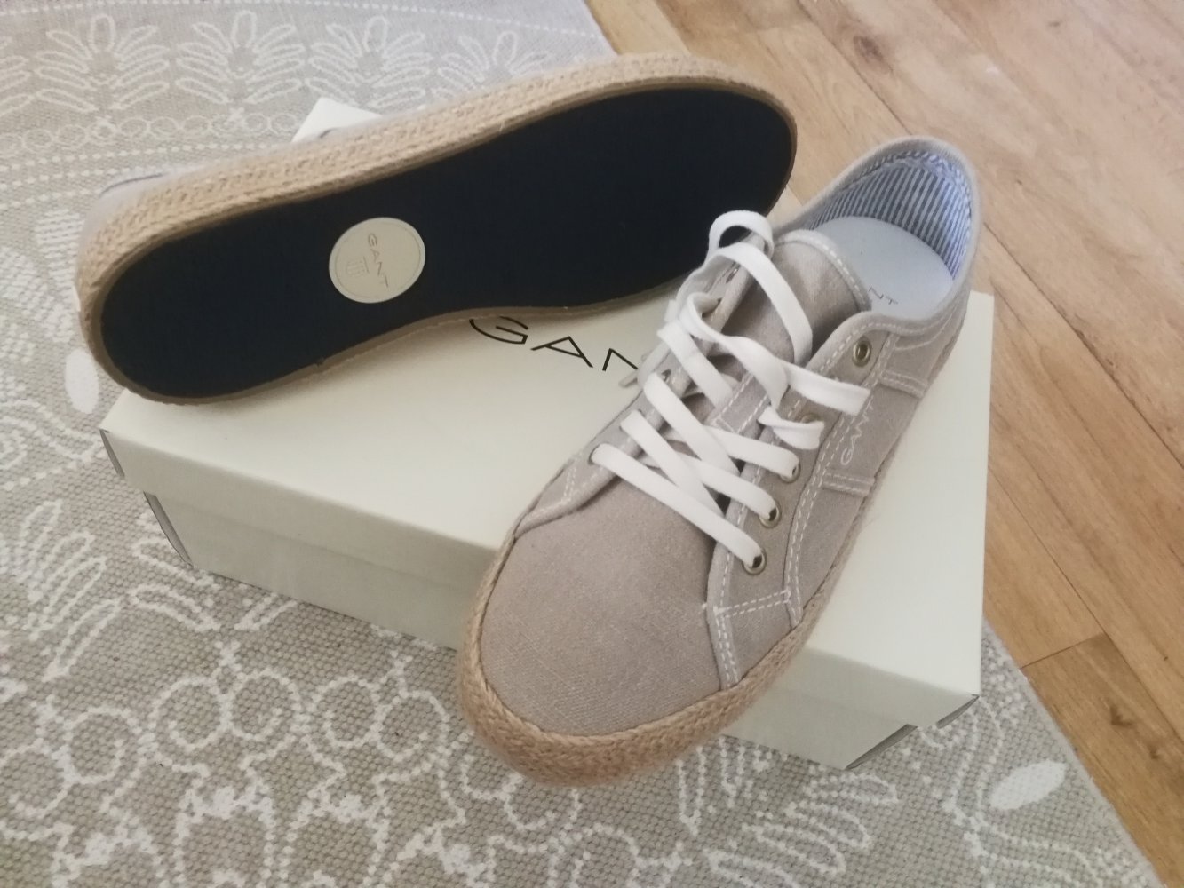 Gant Sneaker neu mit Bast Sohle NP 80 Euro 
