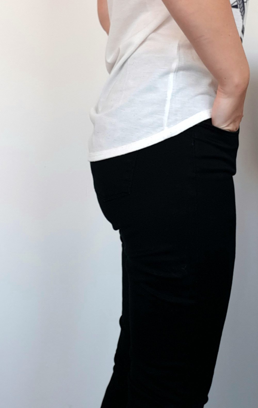 schwarze Jeans Gr: 34/36