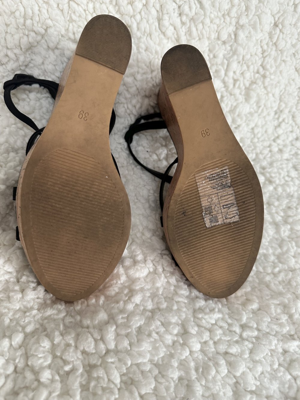 * Keilabsatz Riemenschuhe * H&M * Gr. 39