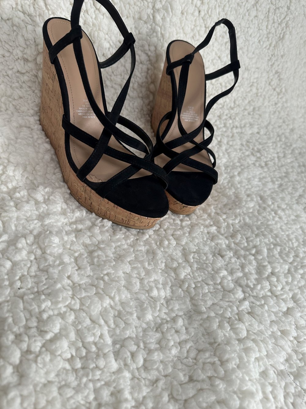 * Keilabsatz Riemenschuhe * H&M * Gr. 39