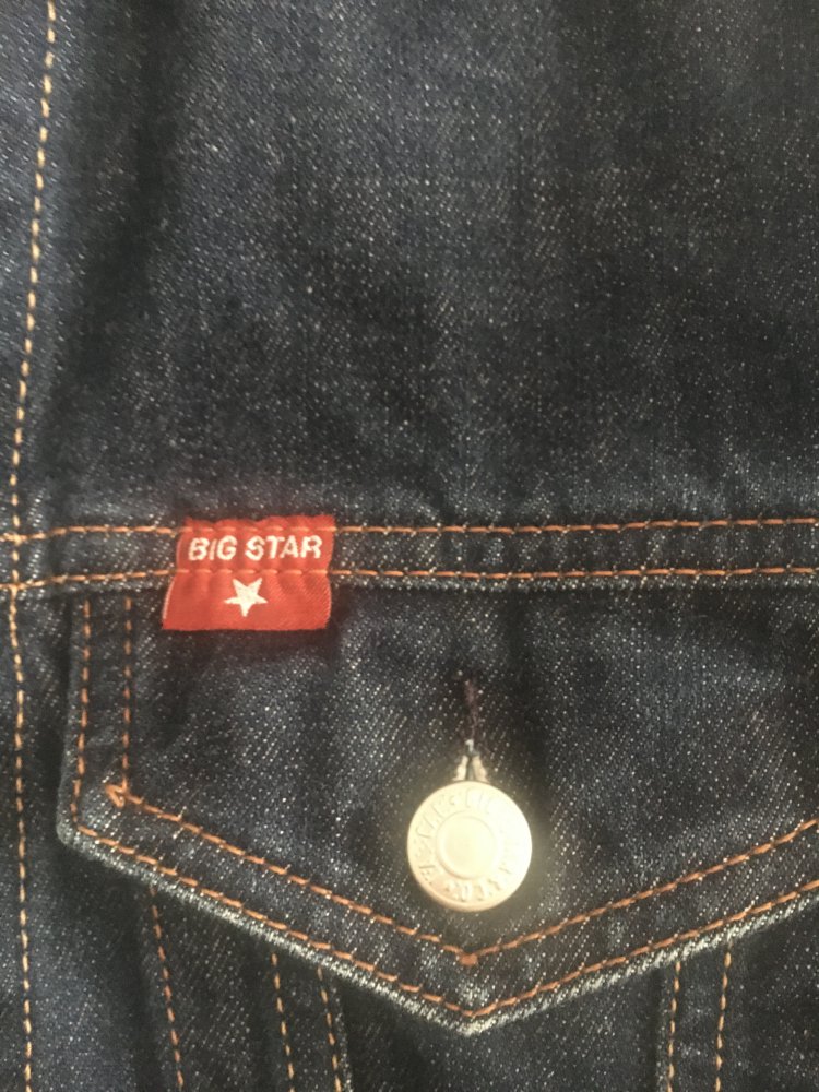 Jeans Jacke, Big Star, Größe L