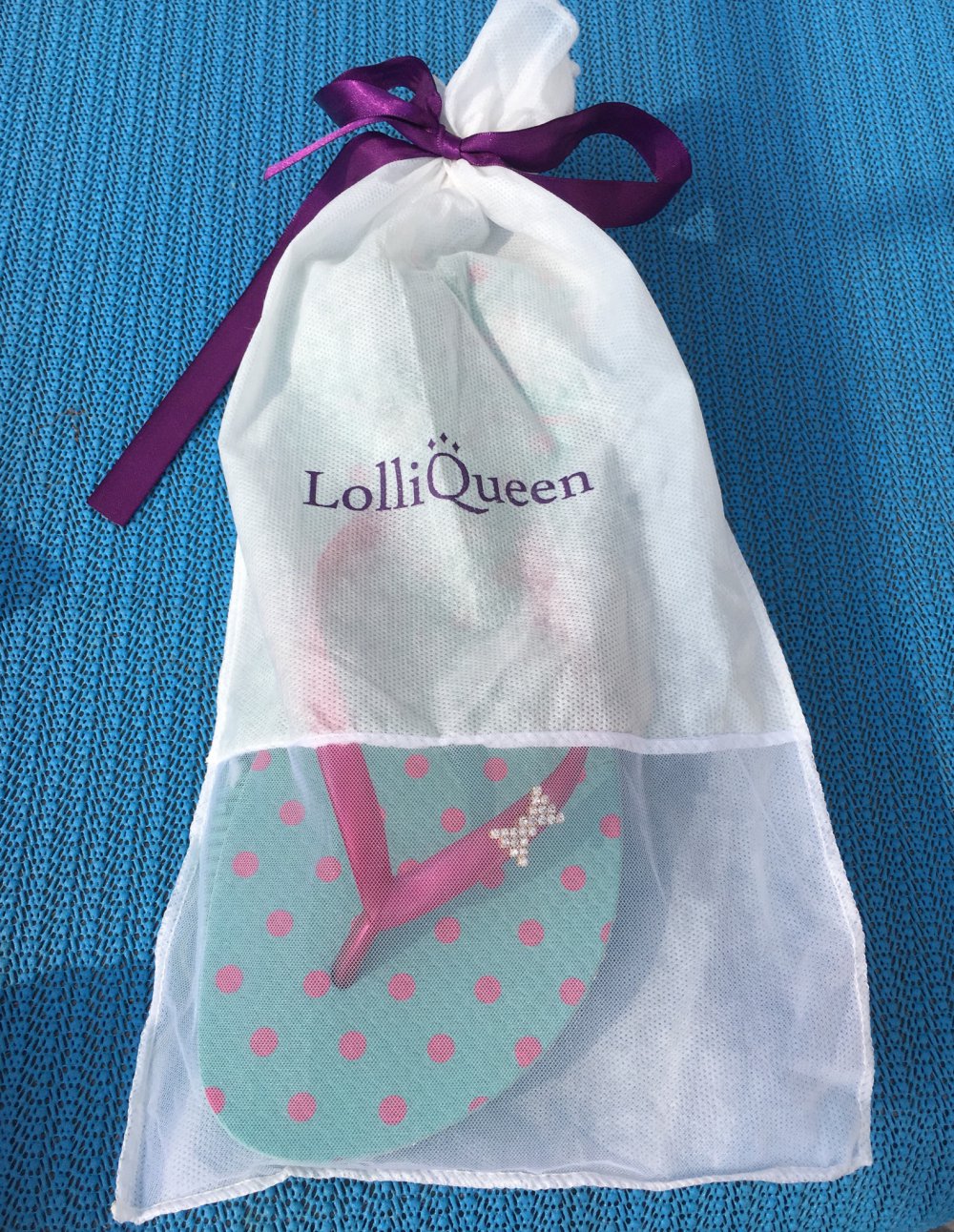 Badelatschen, Swarovski, Größe 39/40