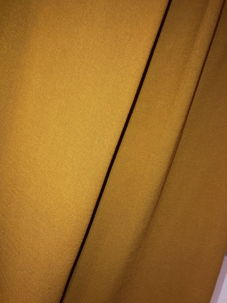 Chiffon Kleid Senfgelb