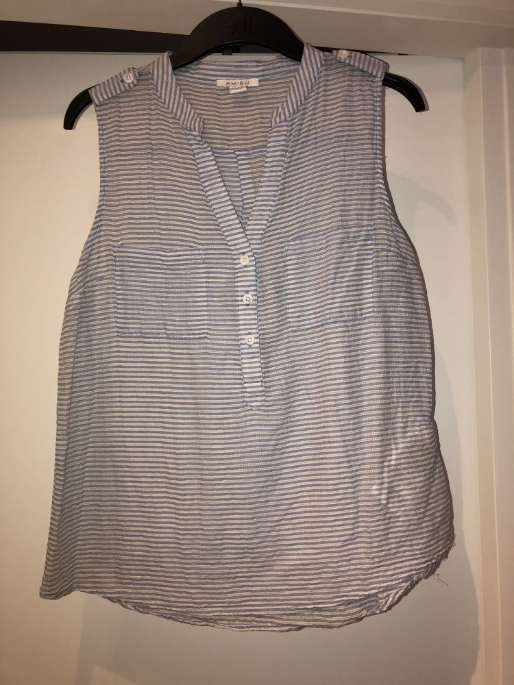 Sommerbluse hellblau