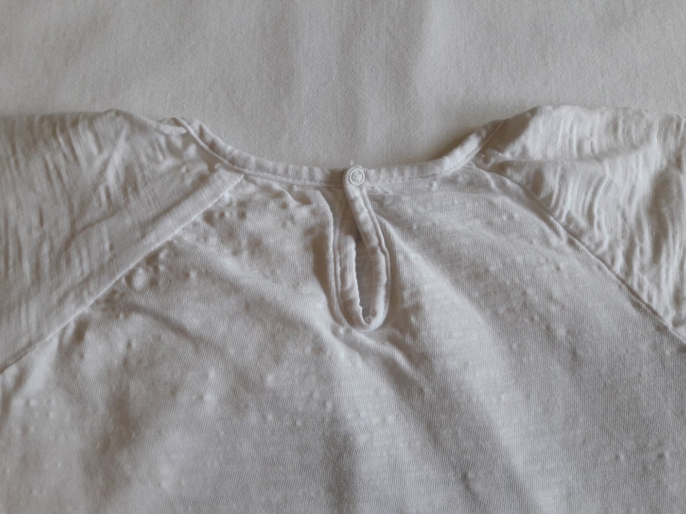 Shirt, Kurzarm, weiß mit buntem Aufdruck, Gr. 92