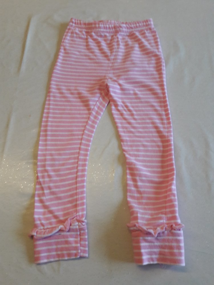 Leggings, hellrosa/weiß gestreift, Gr. 86
