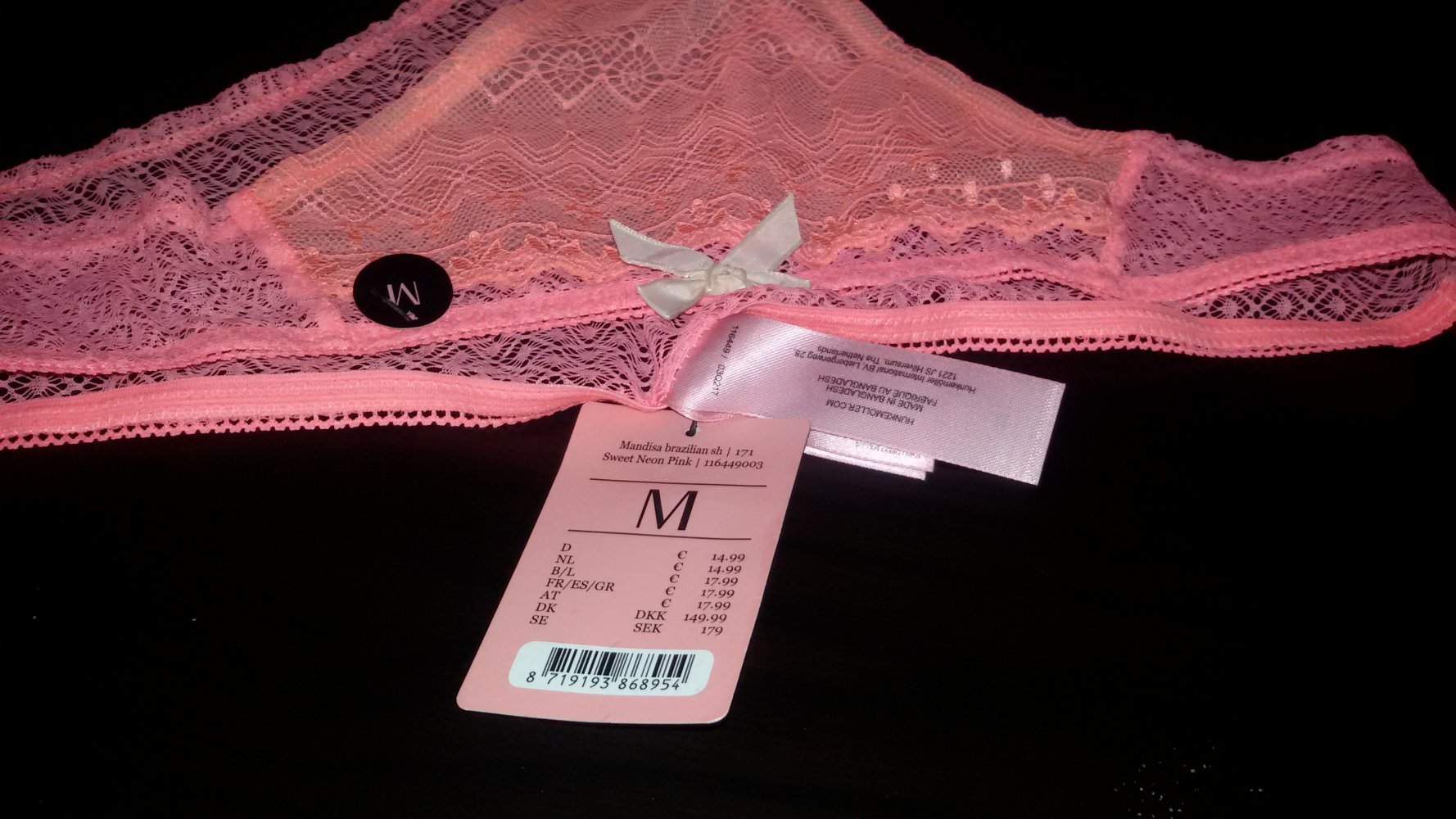 Slip Hunkemöller 38 ungetragen NP 14,99€