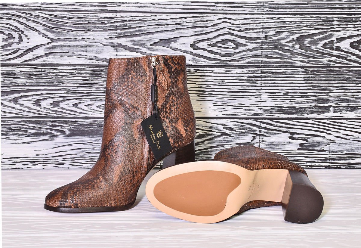 Massimo Dutti Damen Stiefel Stiefeletten Neu Gr 41 neu echt Leder