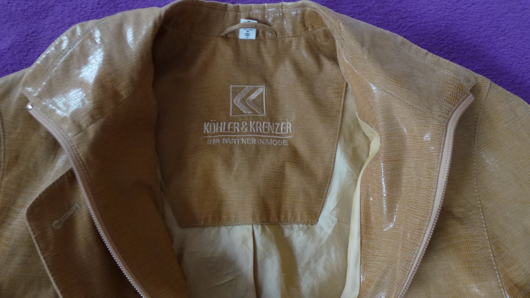 chicer, brauner Mantel Gr. 40 von Köhler & Krenzer