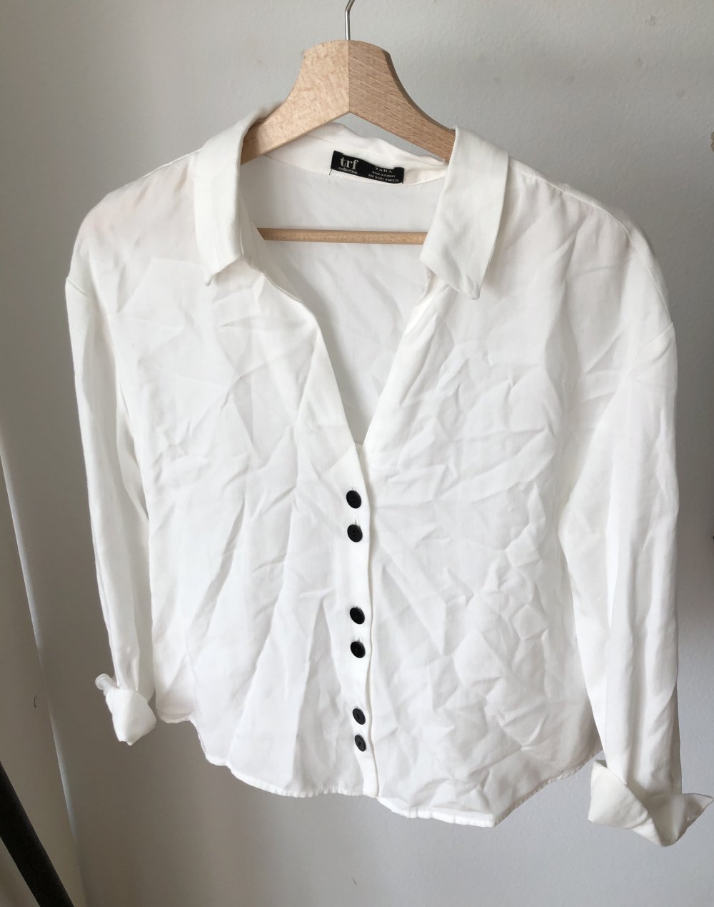 Weisse Zara Bluse