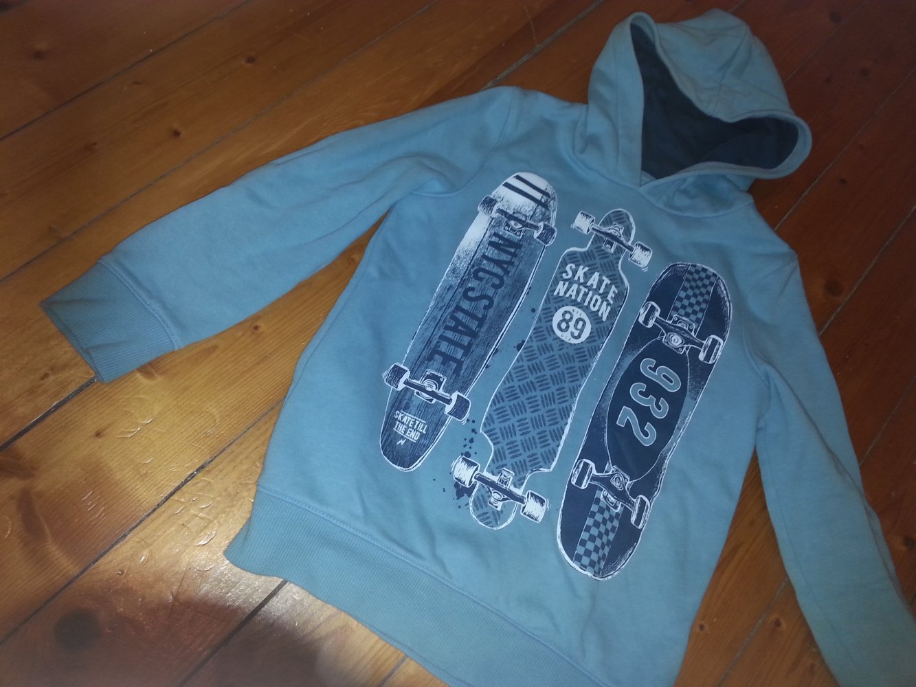 Kapuzenpullover, für Junge, Gr. 134/140, Skateboard, Skater, C&A 