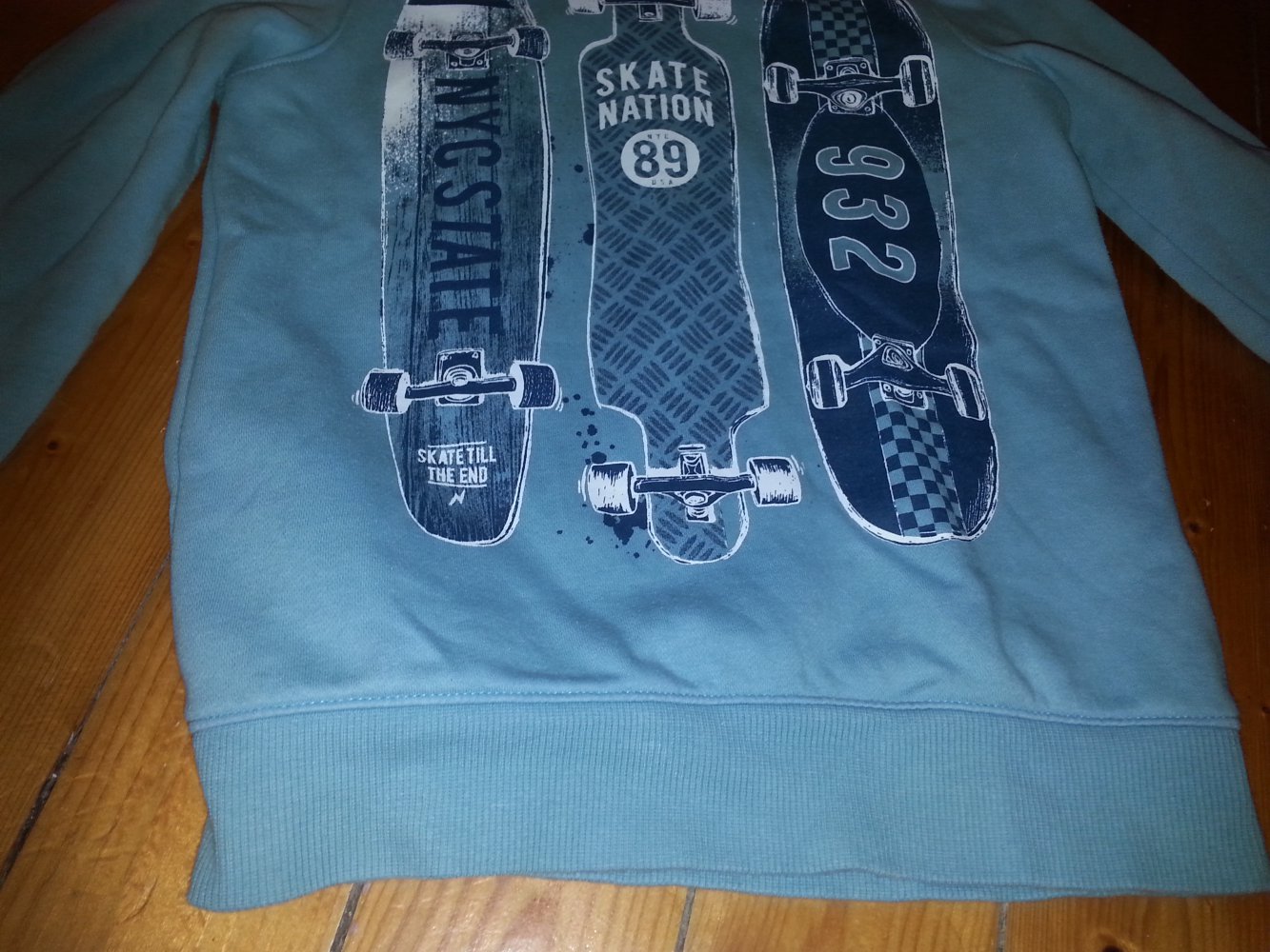 Kapuzenpullover, für Junge, Gr. 134/140, Skateboard, Skater, C&A 