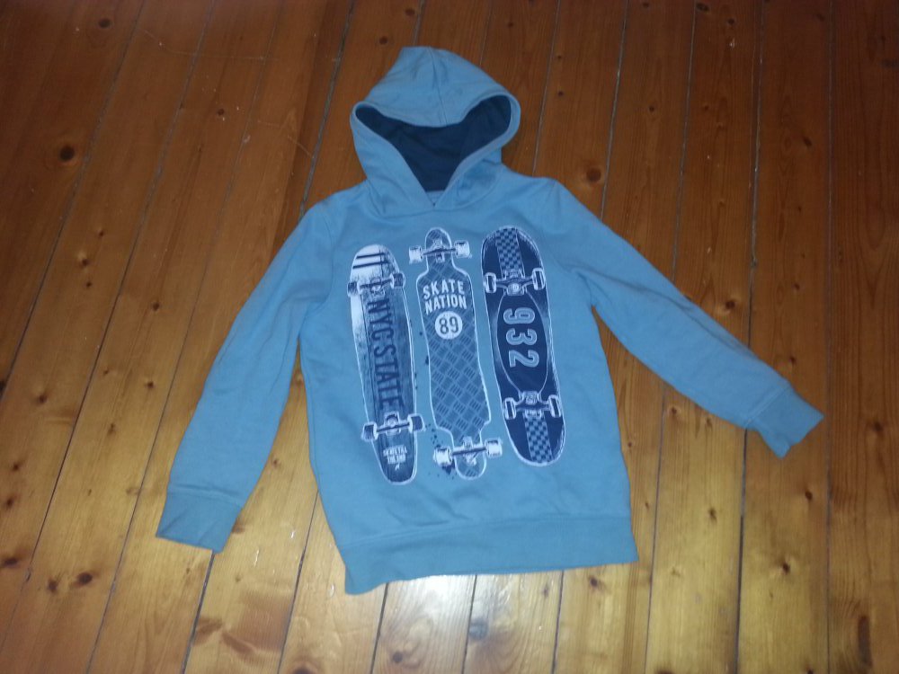 Kapuzenpullover, für Junge, Gr. 134/140, Skateboard, Skater, C&A 