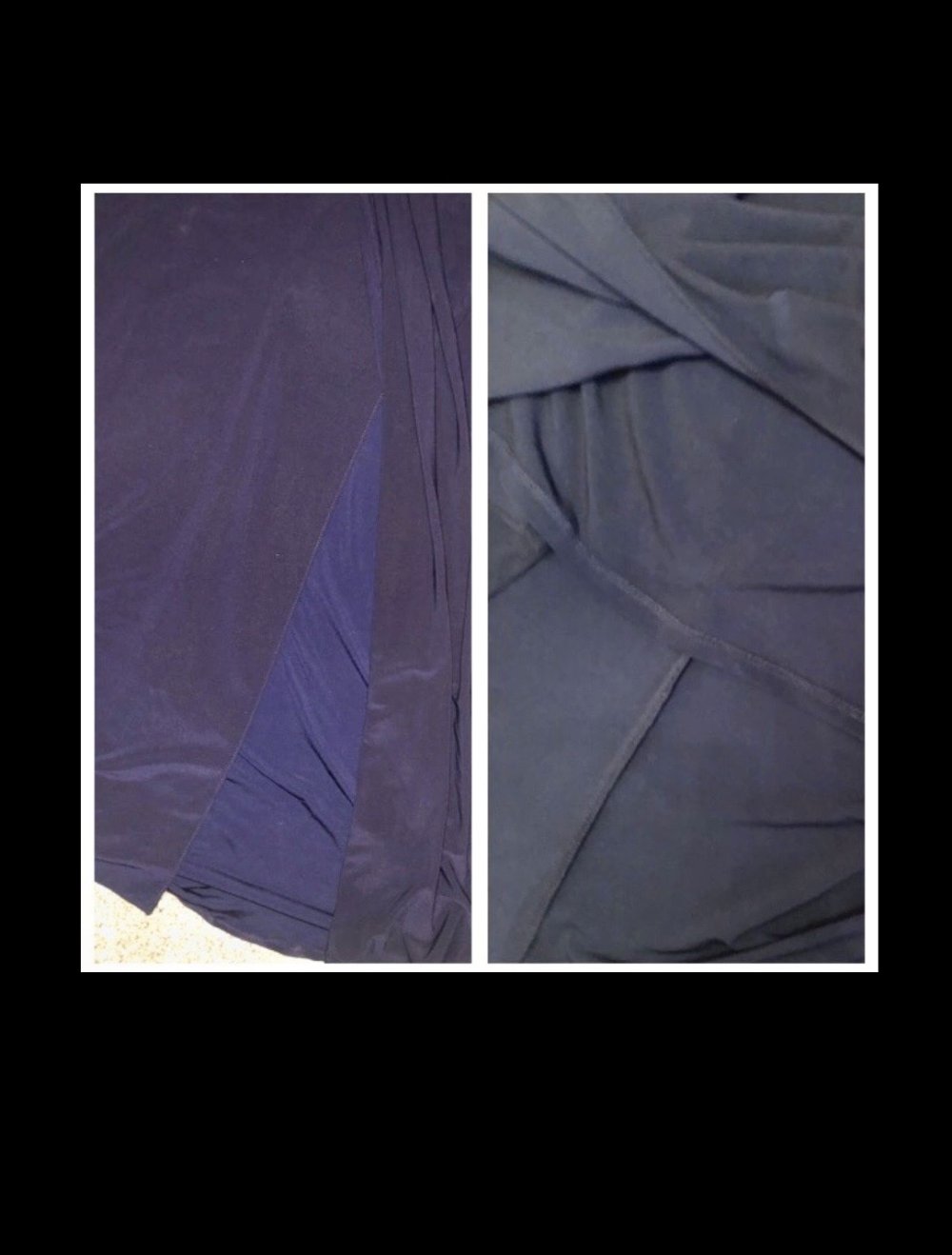 Abendkleid mit Spitze / Dunkelblau