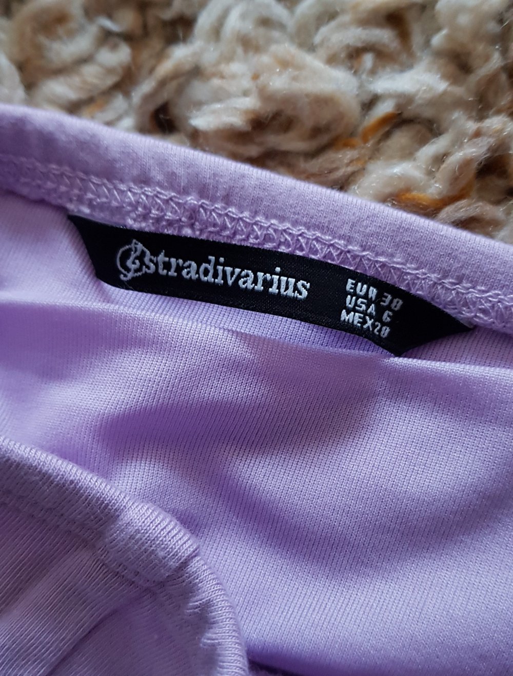 Neu! Bandeau Top bauchfrei flieder Gr.M