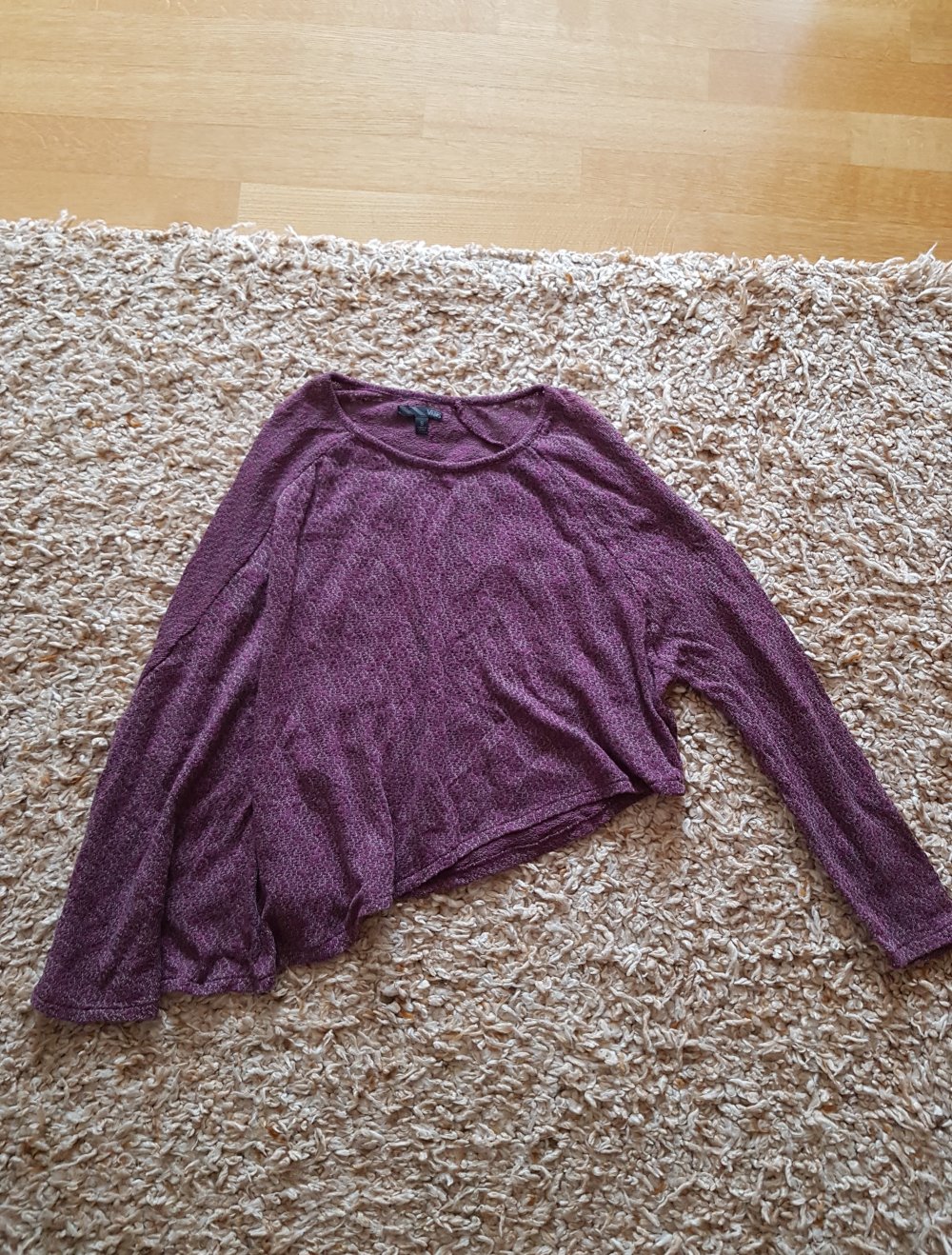 Vans asymmetrischer Poncho-Pullover  Gr.S