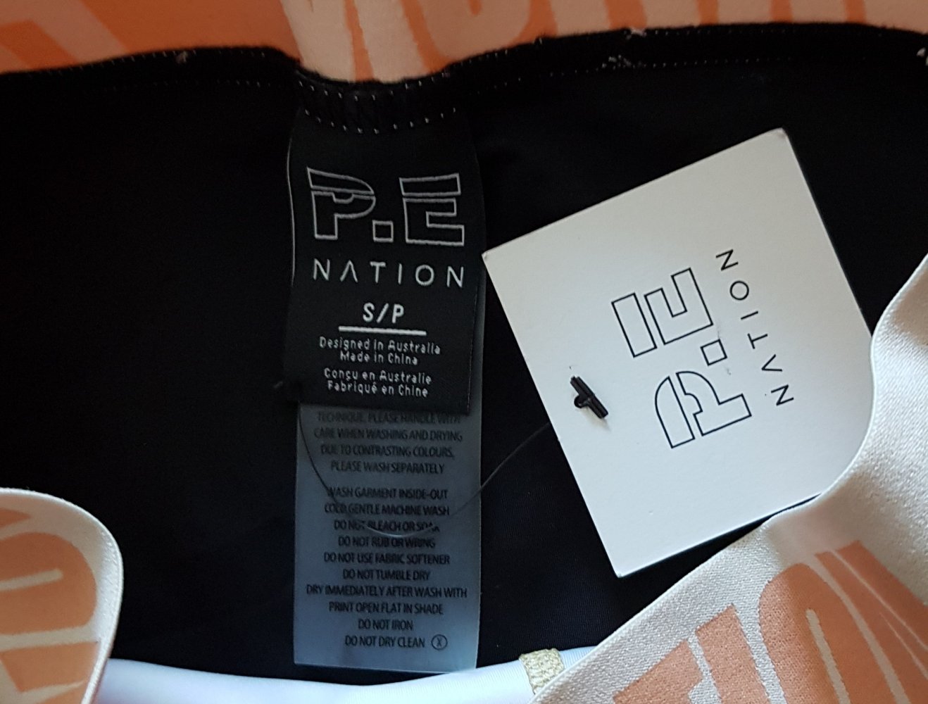 Neu! P.E Nation  kurze Sport Leggings Radlerhose bunt  Gr.S