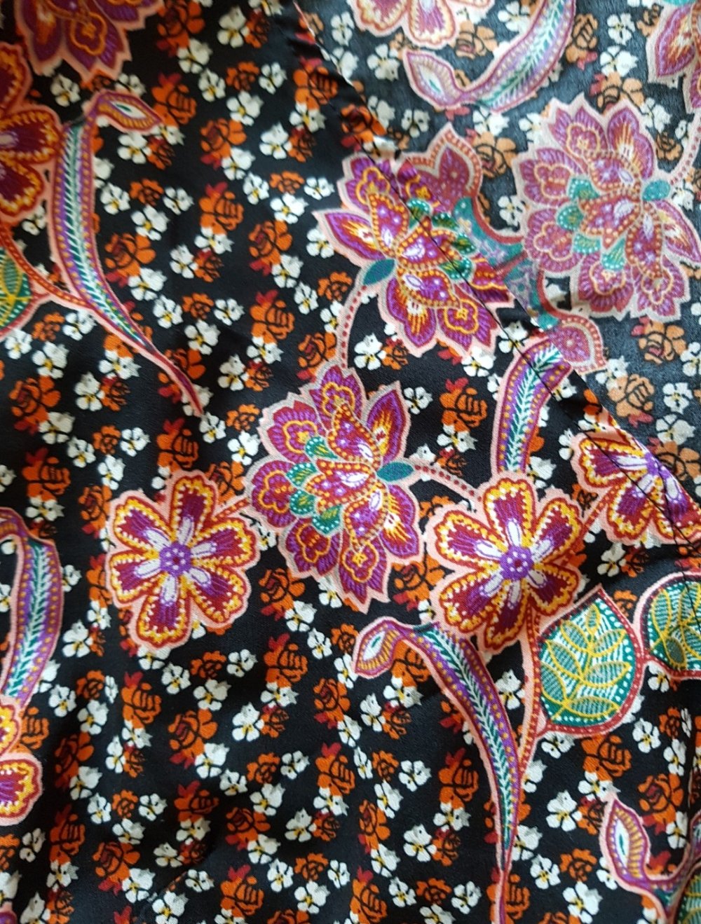 Neu! Buntes Geblümtes Jumpsuit Playsuit mit V-Ausschnitt Gr.44