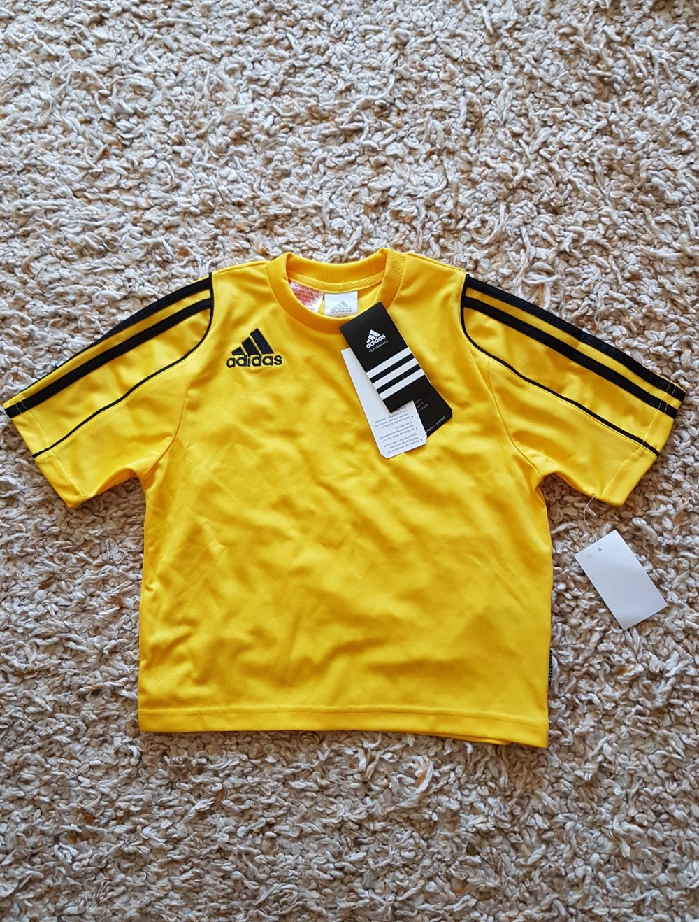 Neu! Adidas Sport Top Fitnesstop gelb schwarz cropped Gr.3XS