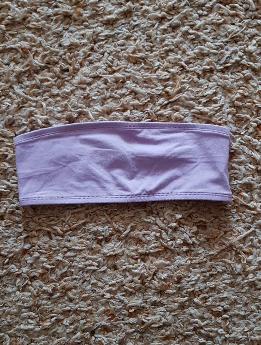 Neu! Bandeau Top bauchfrei flieder Gr.M