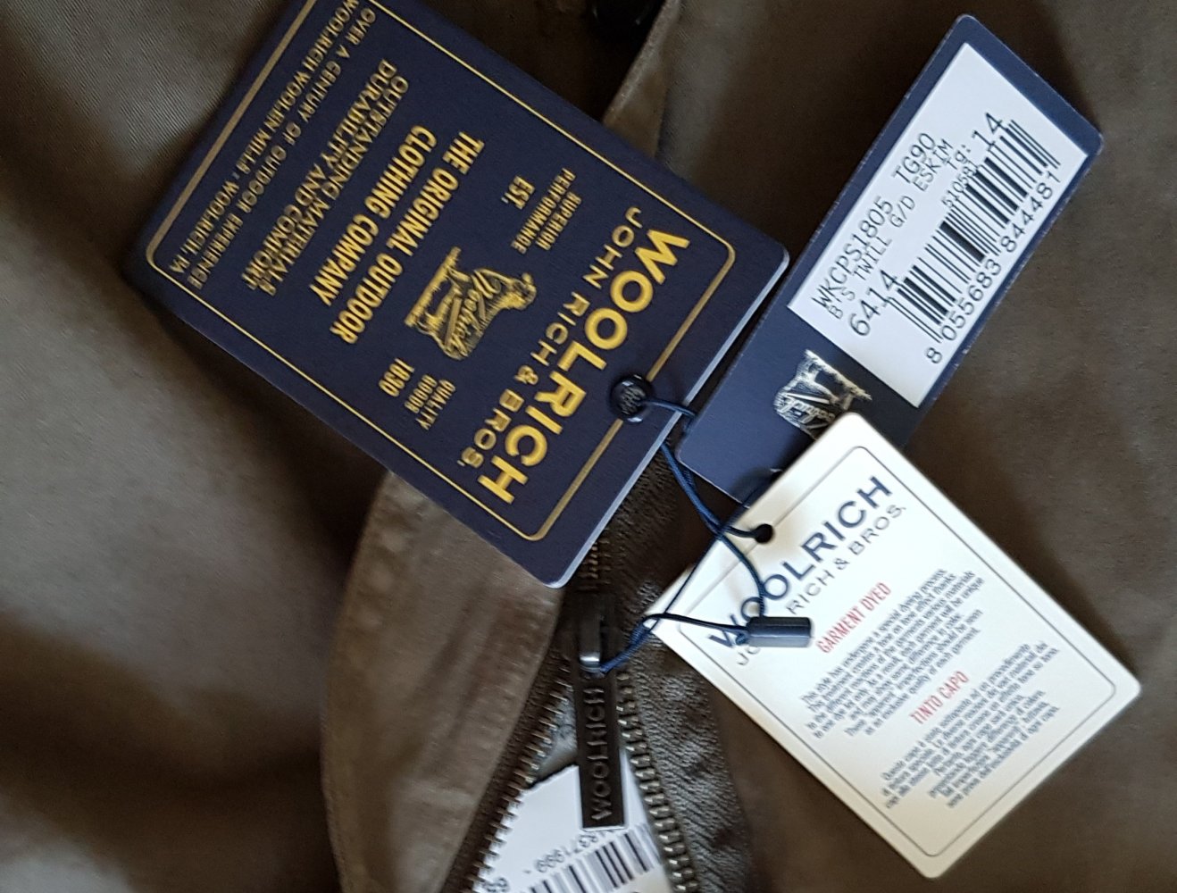 Neue Übergangsjacke Parka khaki olivgrün Gr.S