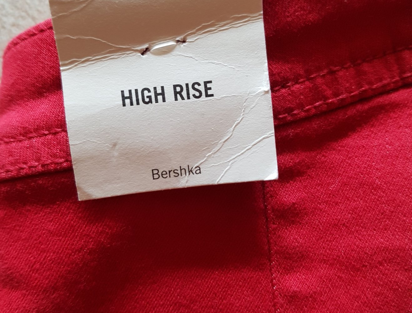 Neu! Rote Shorts Radlerhose Highwaist Gr.34