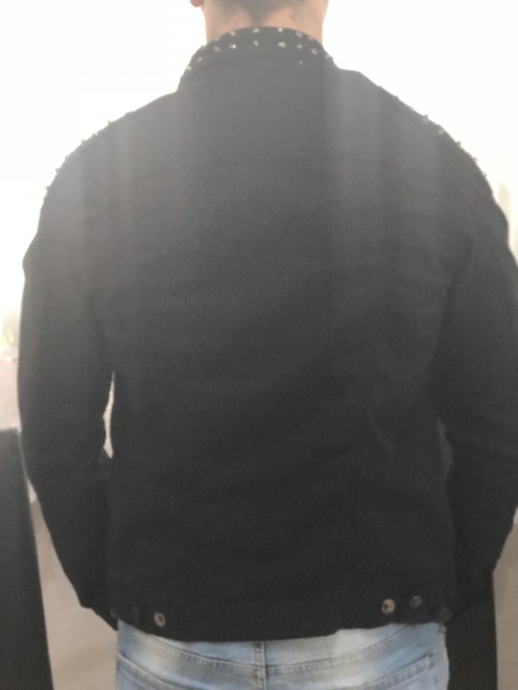 Jeansjacke schwarz