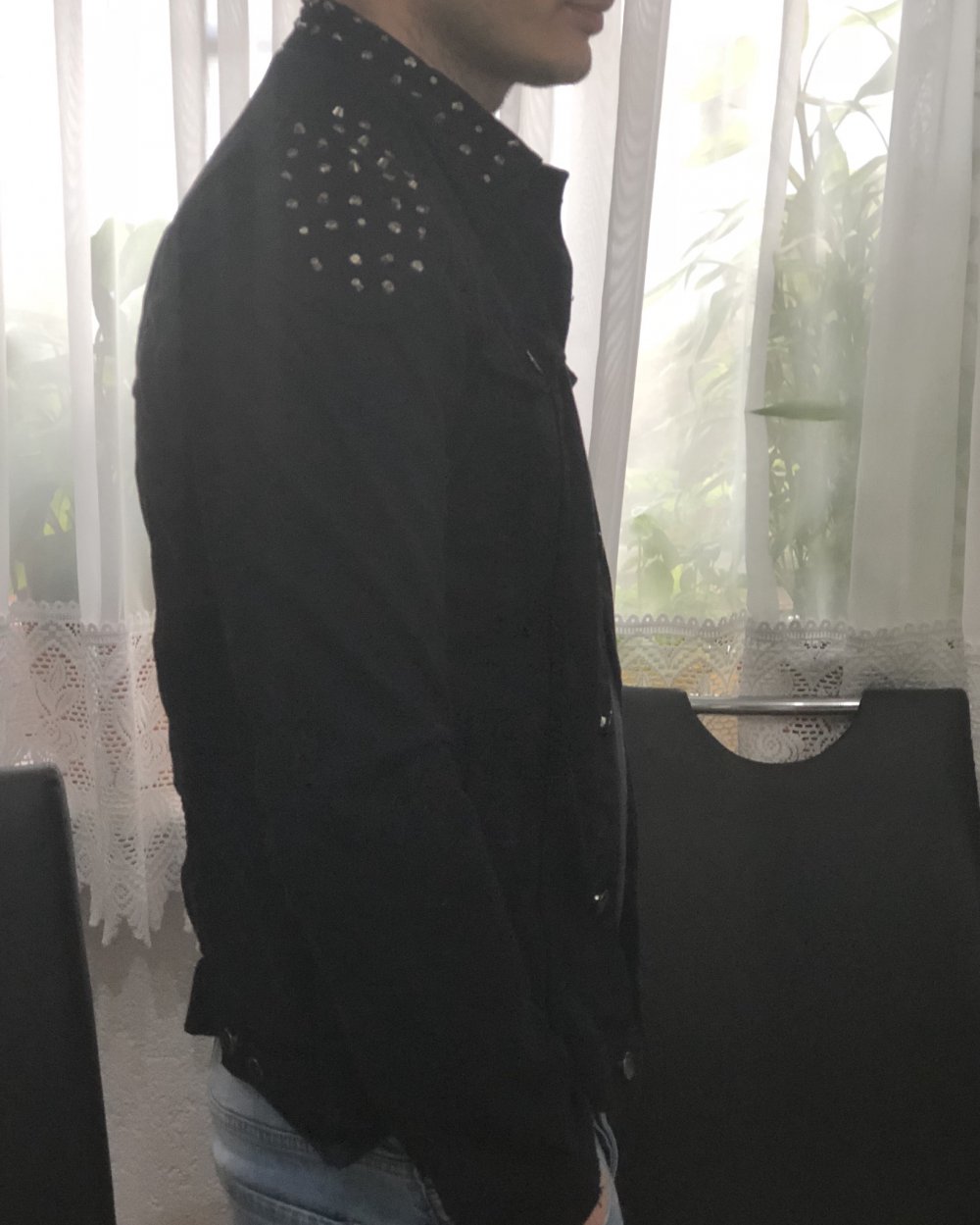 Jeansjacke schwarz