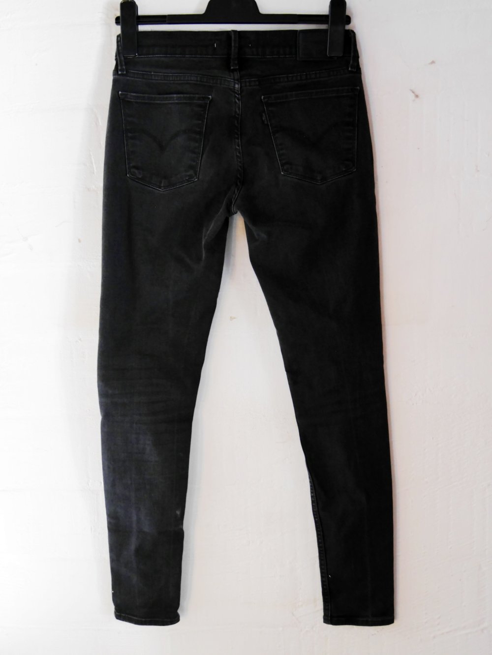 Levis 710 Super Skinny Jeanshose Jeans Hose schwarz 29 Röhre S M 36 38 Stretch