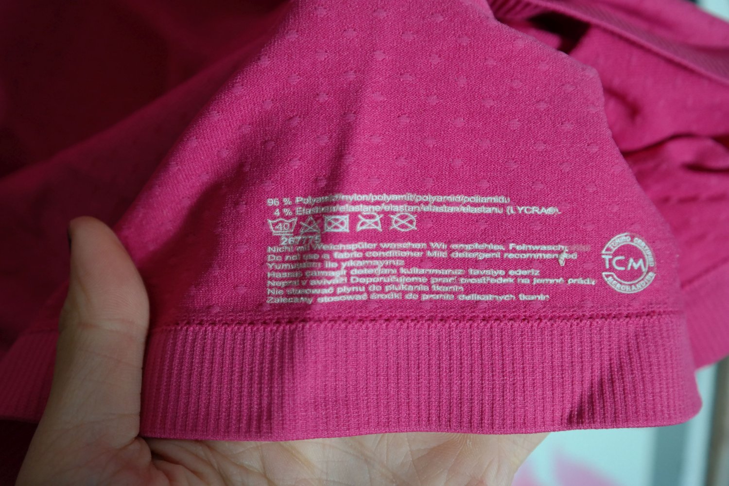 TCM Sportshirt Skipullover Rollkragenpullover Zipper pink 40 L