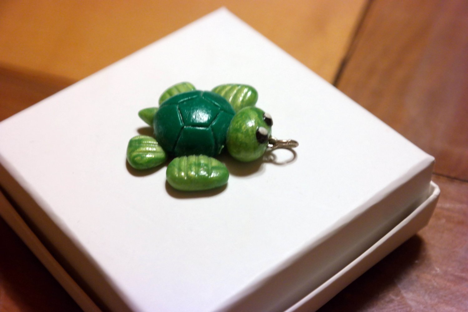 Handmade Schildkröte Anhänger Kette Turtle Wasserschildkröte Kawaii Lolita