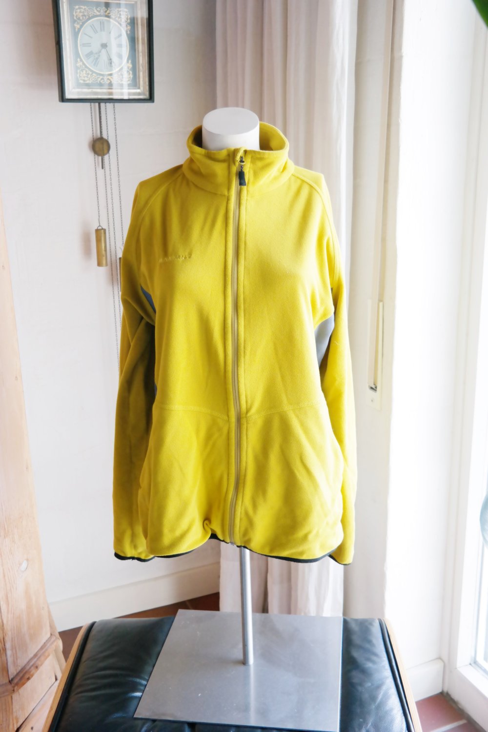 Mammut Fleecejacke gelb Sportjacke Ski Layer Winter XL 