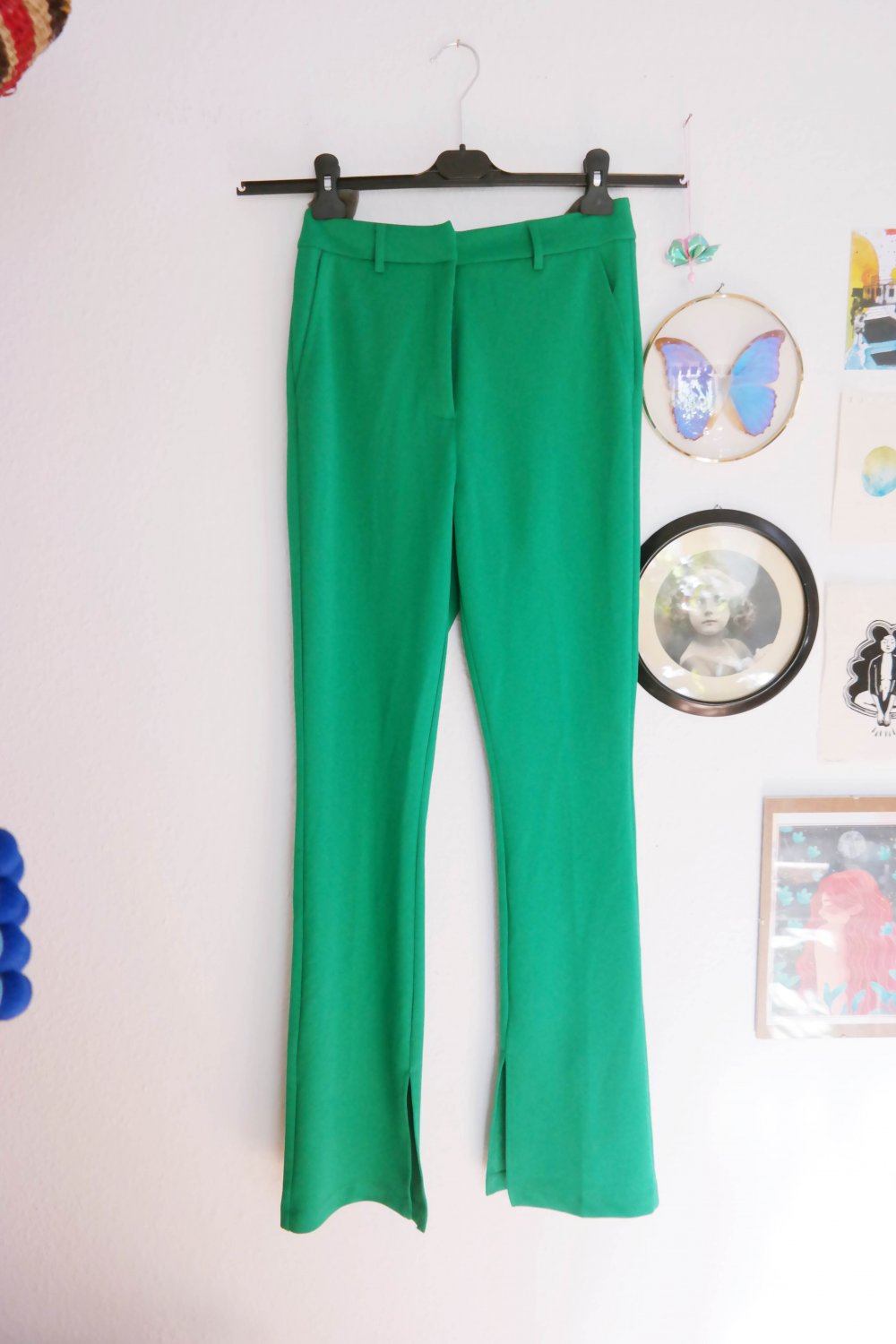 Reserved Hose Bussiness grün grasgrün Anzughose S 36 High Waist M 38