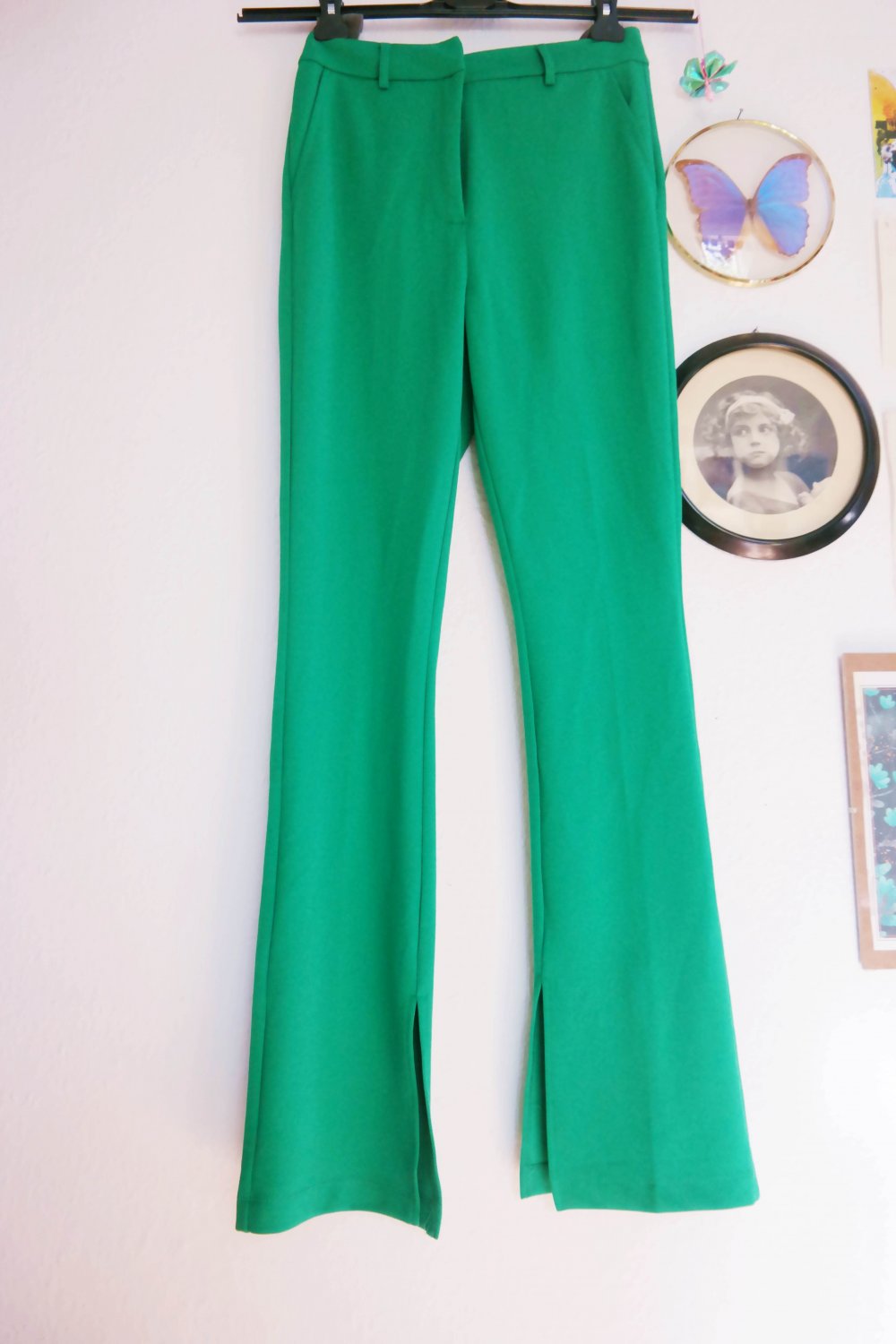 Reserved Hose Bussiness grün grasgrün Anzughose S 36 High Waist M 38