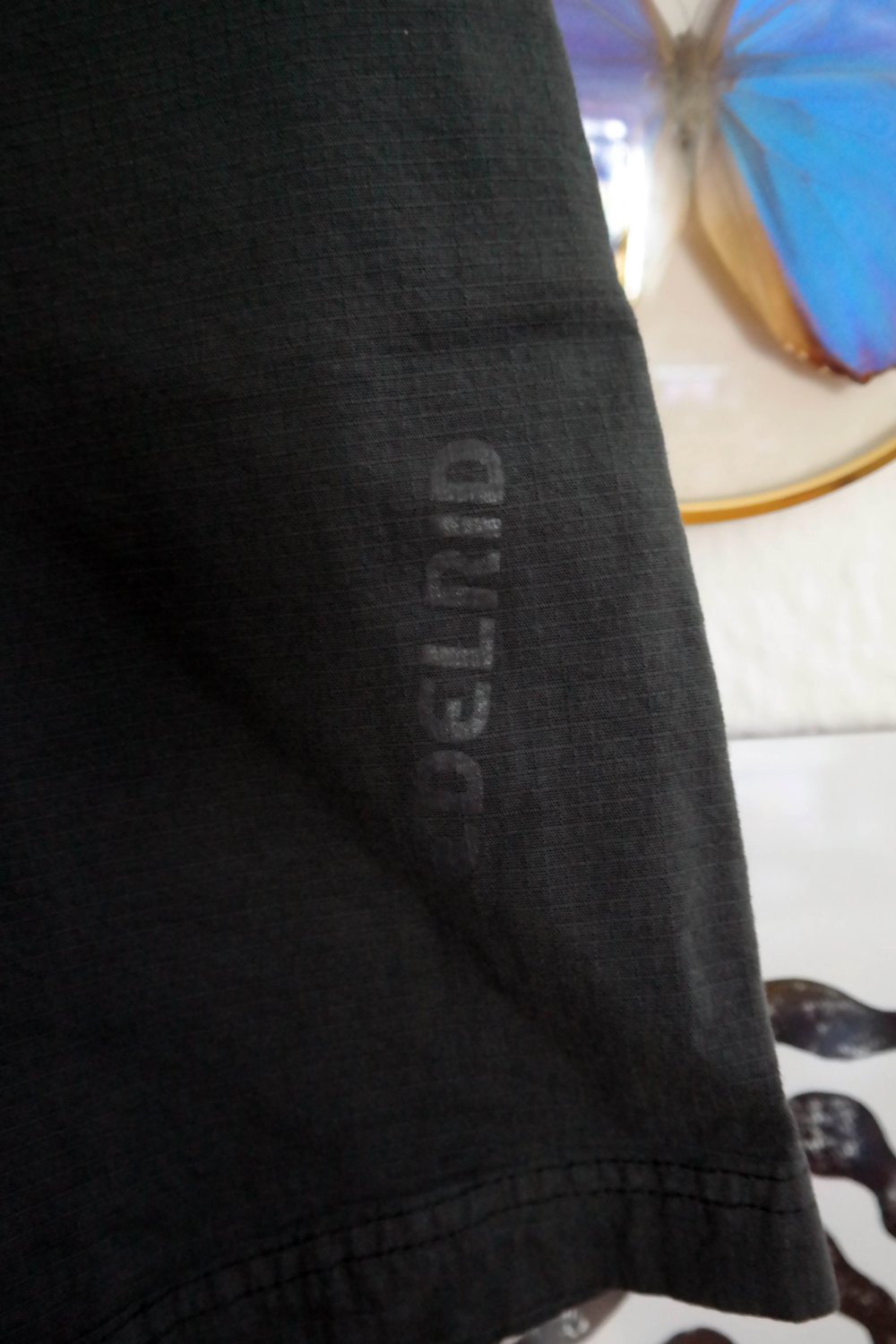 Edelrid Shorts kurze Hose Biobaumwolle anthrazit S 36 38 Stretch Kletterhose Boulderhose 