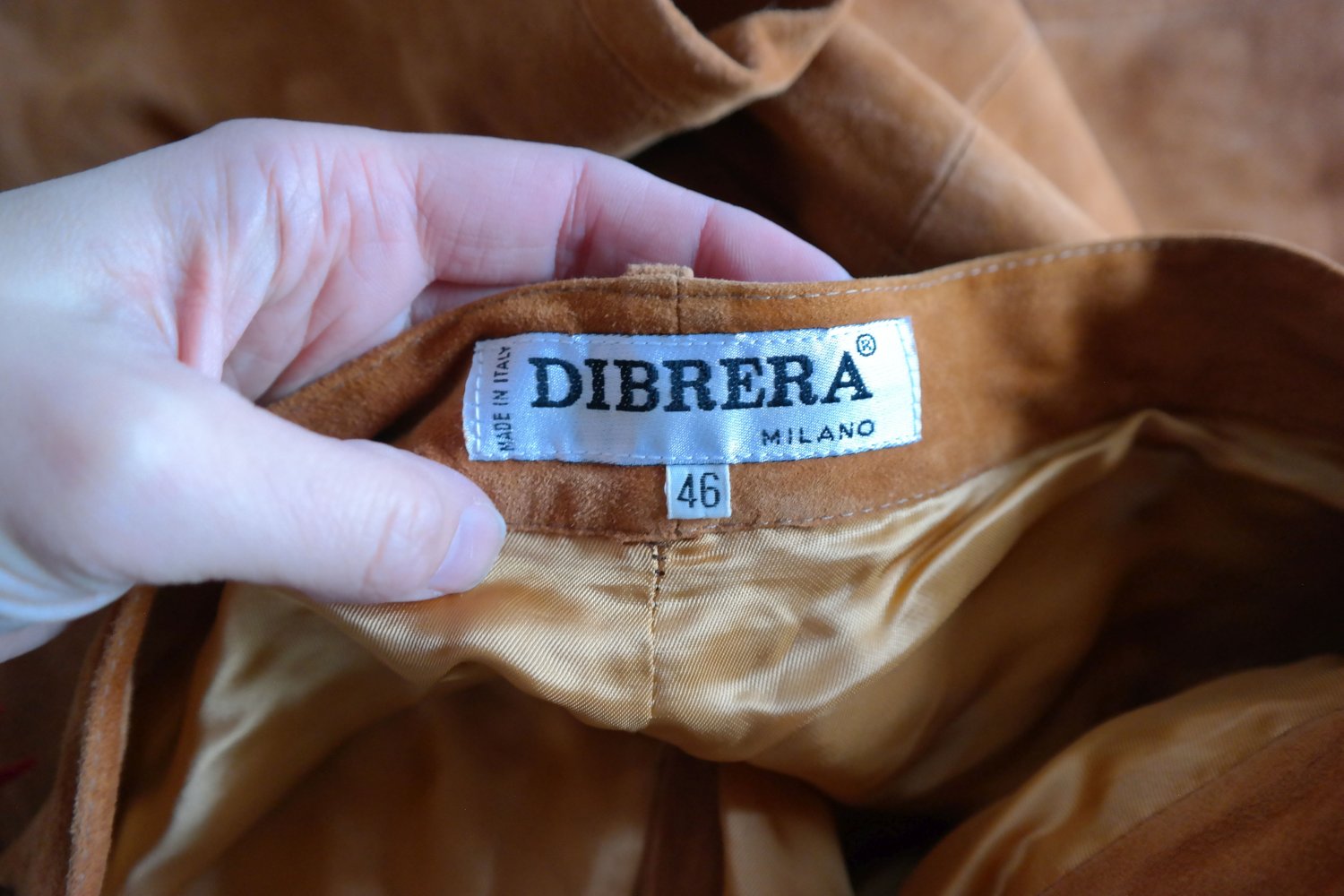 NEU mit Etikett Wildlederhose Wildleder hellbraun Lederhose weich S M 36 38