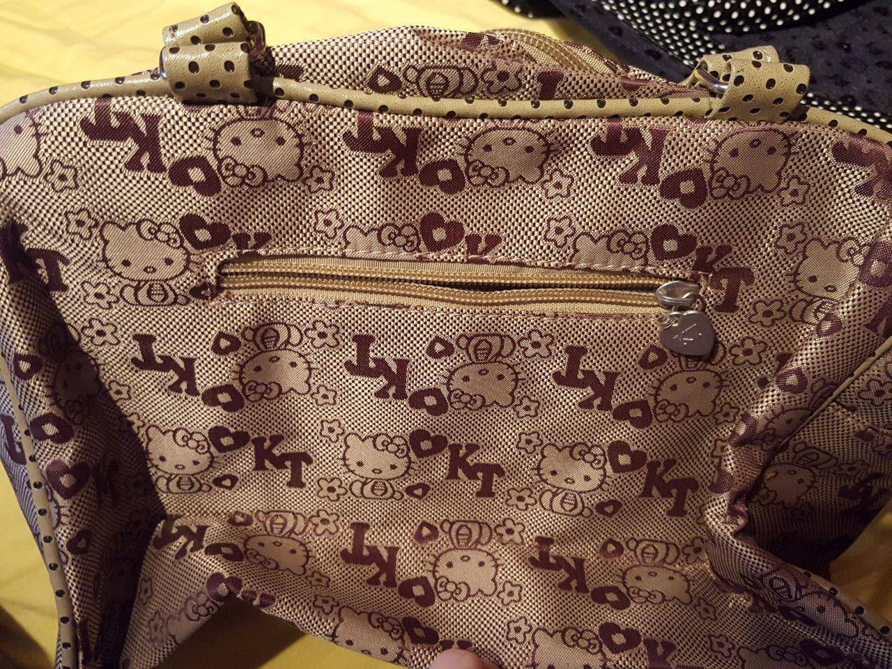 Hello Kitty Tasche Beige Braun