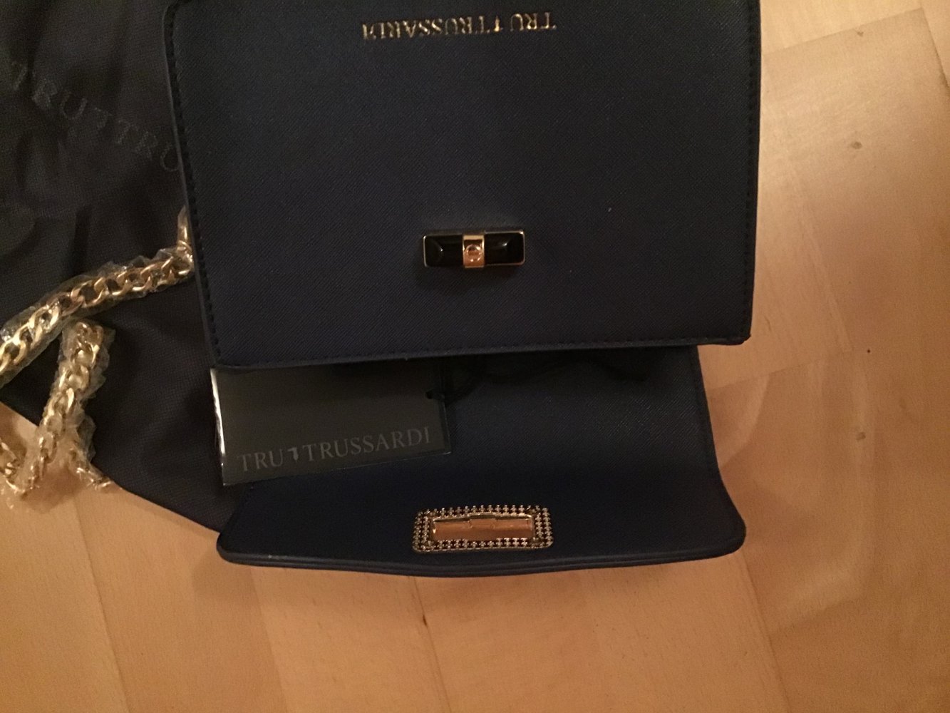 Trussardi Leder Umhängetasche Neu 