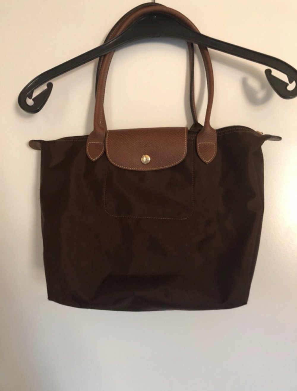 longchamp ledertasche braun