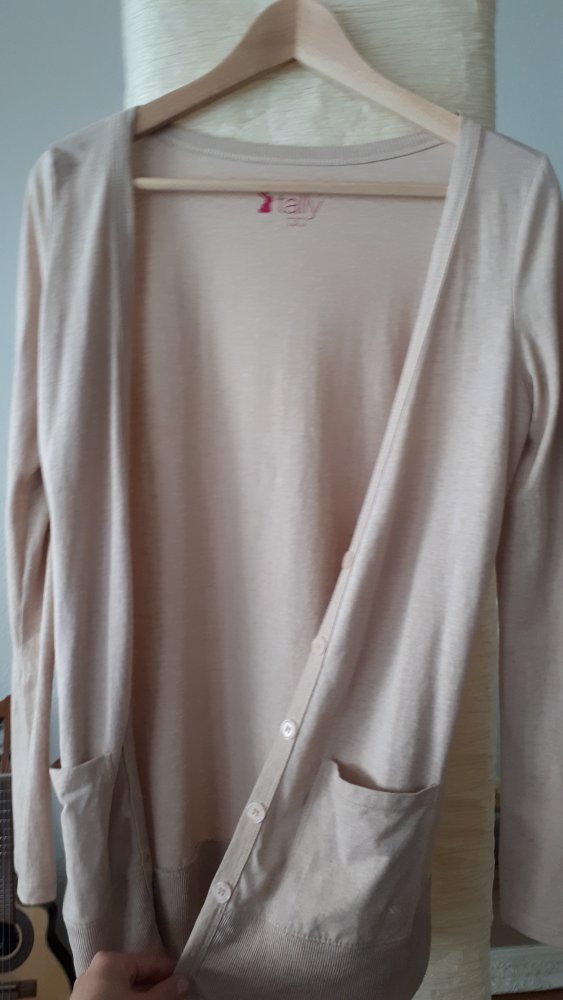 Eleganter beiger Cardigan, Gr. 36/S