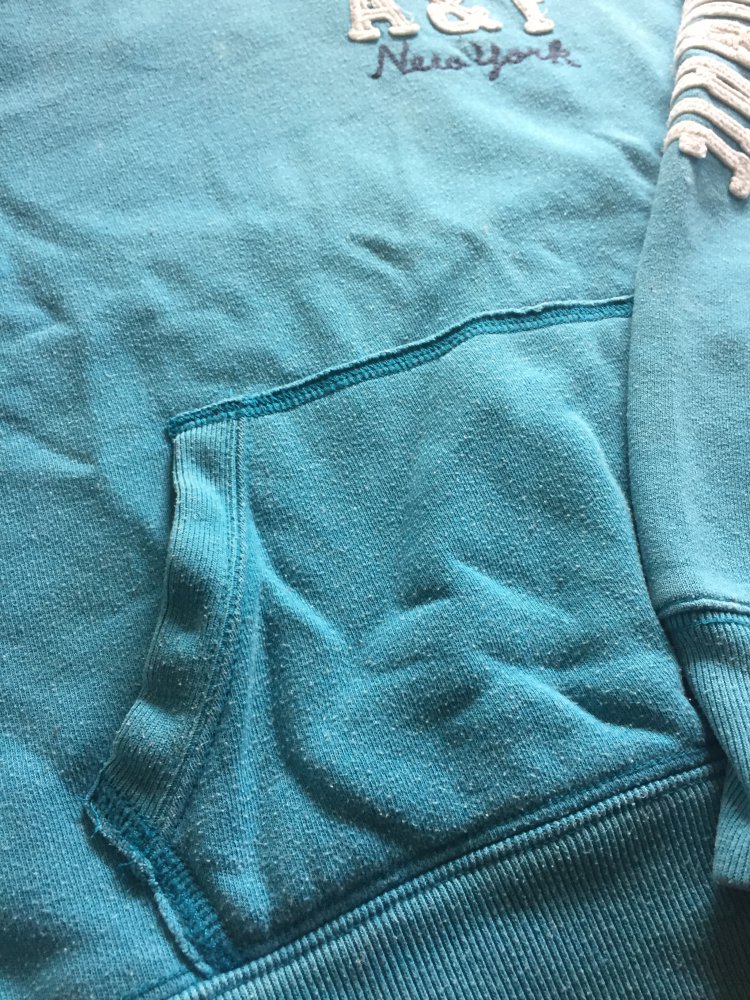 Blauer Abercrombie & Fitch Hoodie S / M