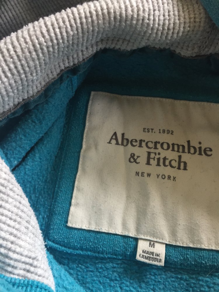 Blauer Abercrombie & Fitch Hoodie S / M