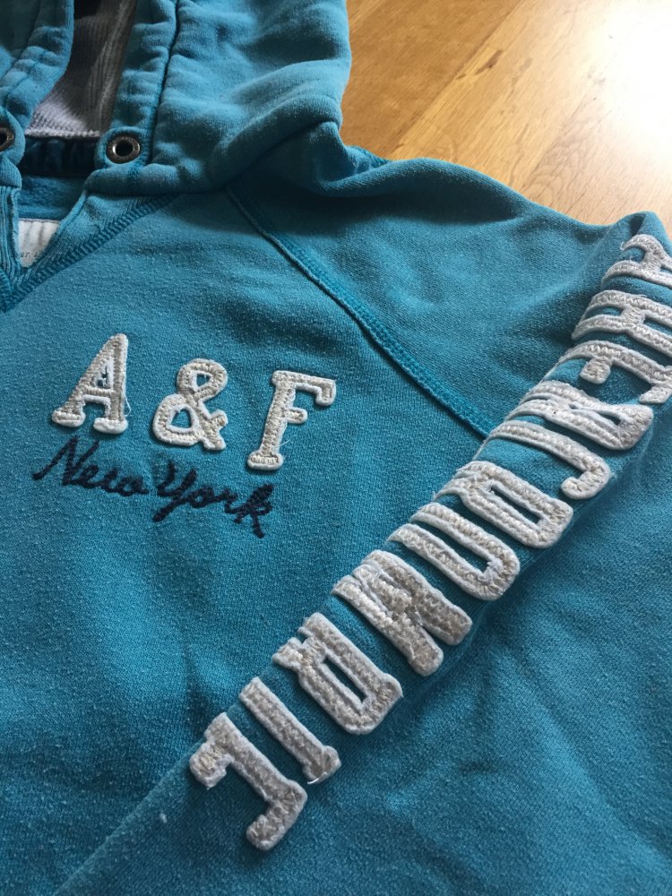 Blauer Abercrombie & Fitch Hoodie S / M