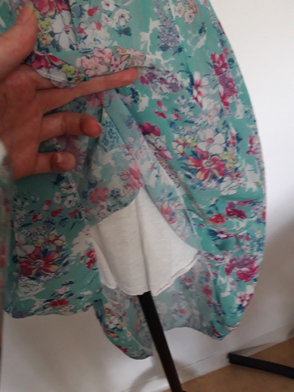 kurzes Sommerkleid - Floral Print