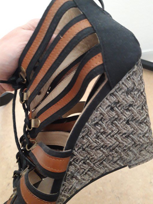 Sommerschuhe/Römer-Keil-Sandaletten