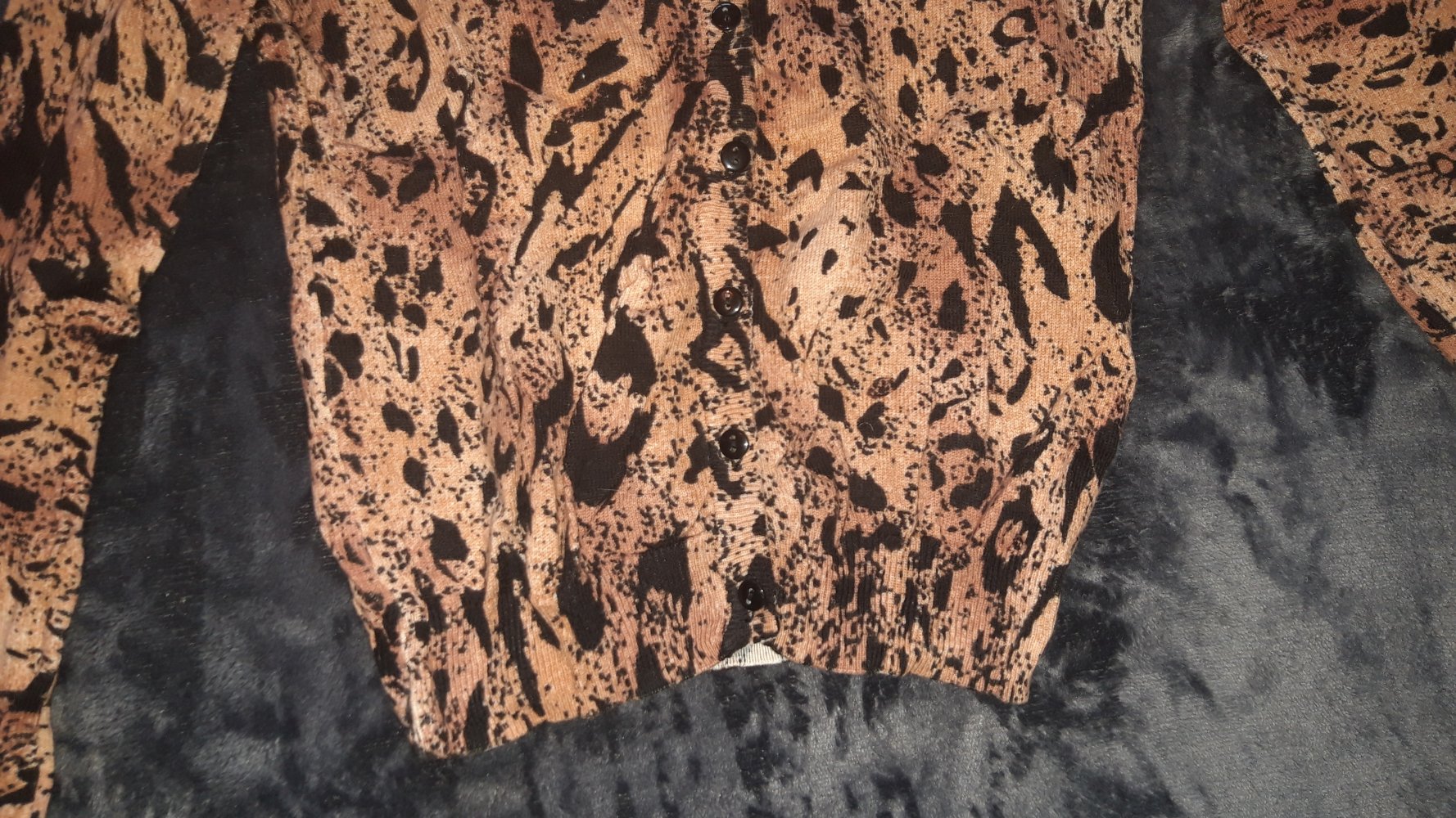 Strickjacke Animalprint